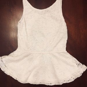 Lace tank top